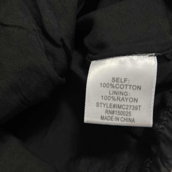 EMORY Park Black Cropped Four Point Long Sleeve Top - Picture 6 of 11